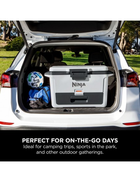 NINJA FROSTVAULT 28L HARD COOLER WITH DRY ZONE WHITE