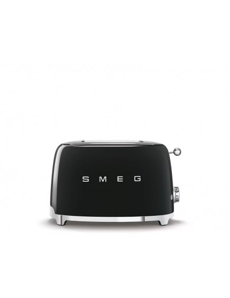 SMEG 50'S RETRO STYLE 2 SLICE TOASTER BLACK