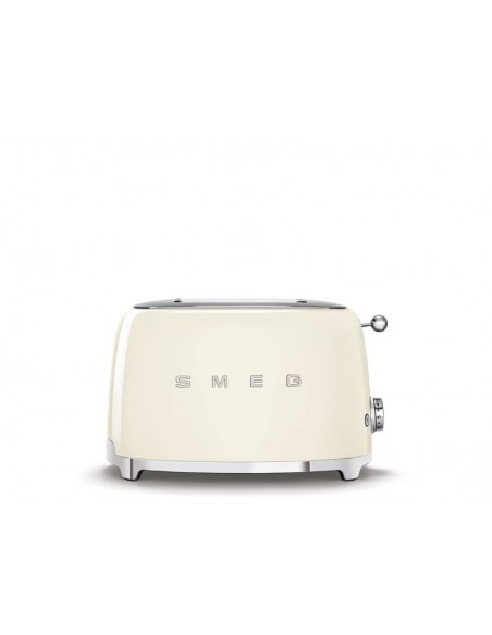 SMEG 50'S RETRO STYLE 2 SLICE TOASTER CREAM