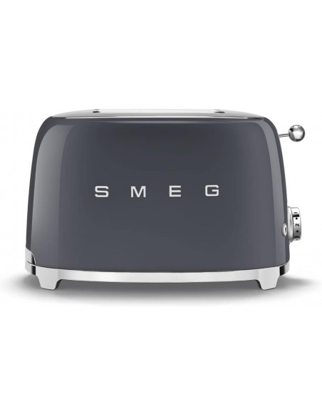 SMEG 50'S RETRO STYLE 2 SLICE TOASTER SLATE GREY