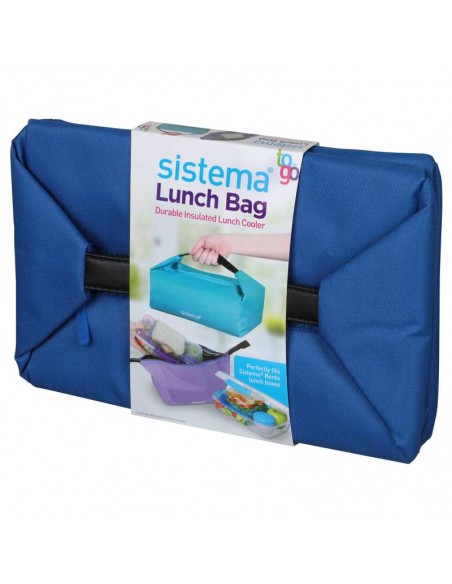 SISTEMA BENTO COOLER LUNCH BAG TO GO - OCEAN BLUE