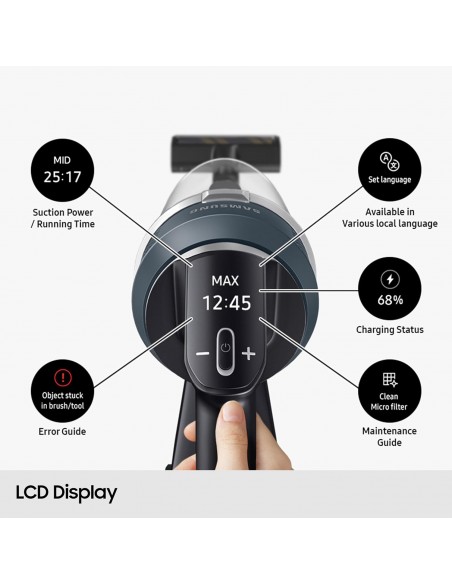 SAMSUNG JET 85 COMPLETE CORDLESS STICK VACUUM