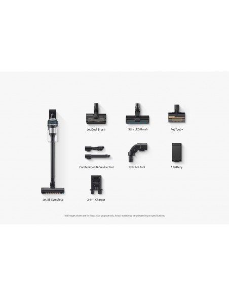 SAMSUNG JET 85 COMPLETE CORDLESS STICK VACUUM