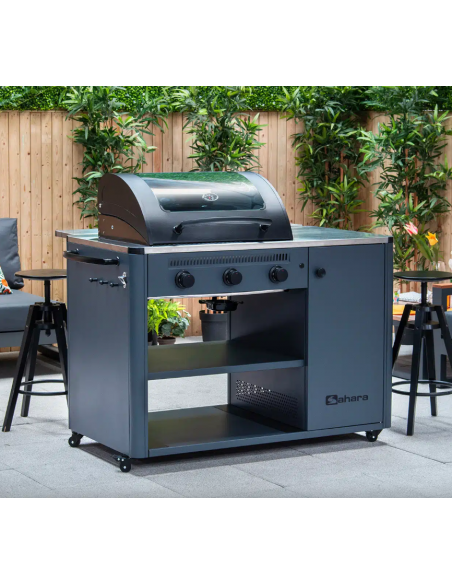 SAHARA ARKE 3 BURNER GAS BBQ