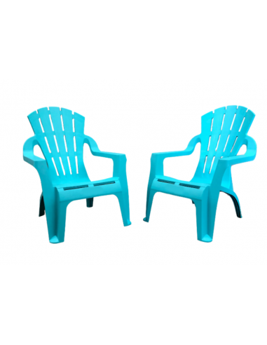 ADIRONDACK RESIN CHAIR - AQUA