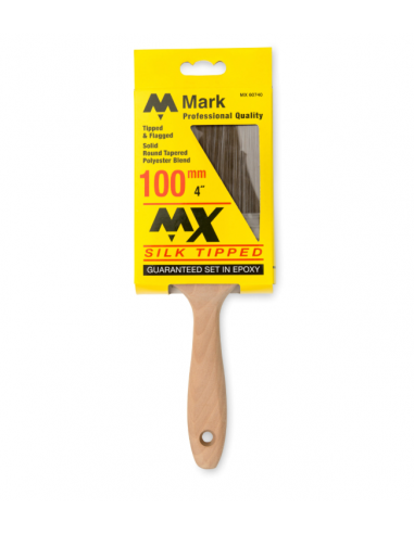 MX SILK TIPPED FLAT PAINT BRUSH 4"