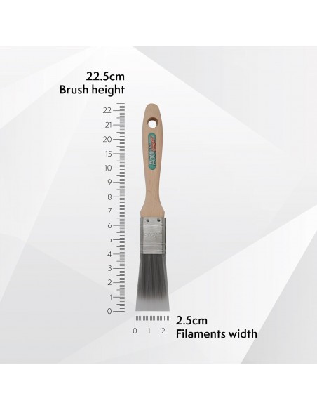 AXUS S-FINISH BRUSH GREY SERIES 1" 25MM
