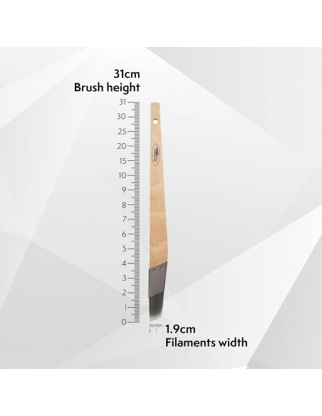 AXUS ANGLED FITCH PAINT BRUSH 25MM