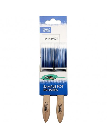 AXUS SAMPLE POT BRUSH BLUE SERIES TWIN PACK