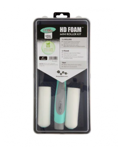 AXUX HD FOAM MINI ROLLER KIT WHITE...