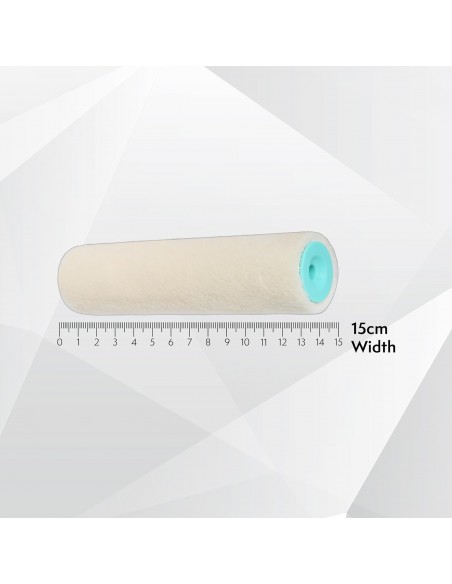 AXUS 100% WOOL DOUBLE CORE MINI ROLLER 6" 150MM 2PACK