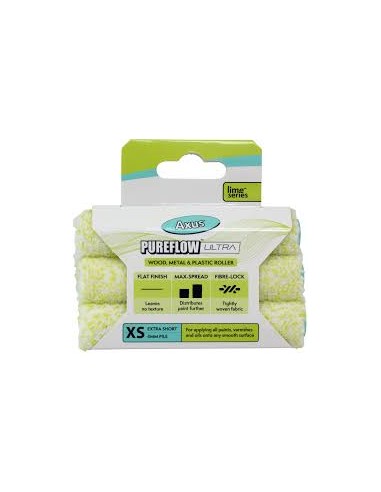 AXUS PUREFLOW ULTRA ROLLER 4" 3 PACK
