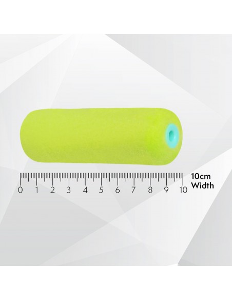 AXUS WOOD FINISHING MINI ROLLER 4" 100MM 3PACK