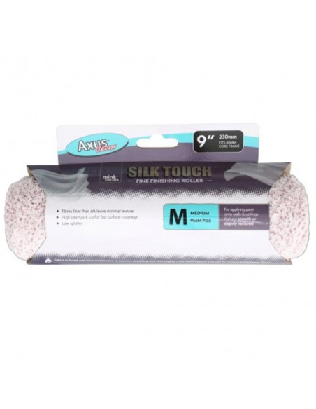 AXUS SILK TOUCH ROLLER MEDIUM PILE 9MM 18"