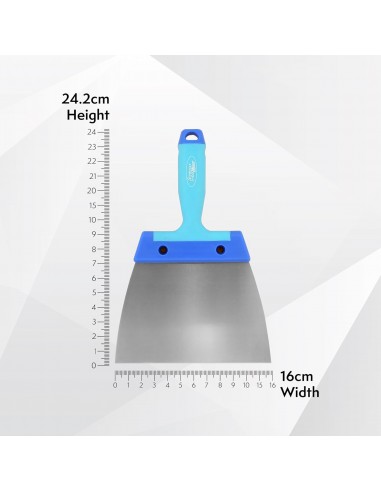 AXUS BROAD KNIFE BLUE SERIES 160MM