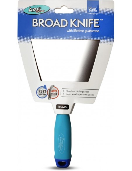 AXUS BROAD KNIFE BLUE SERIES 160MM