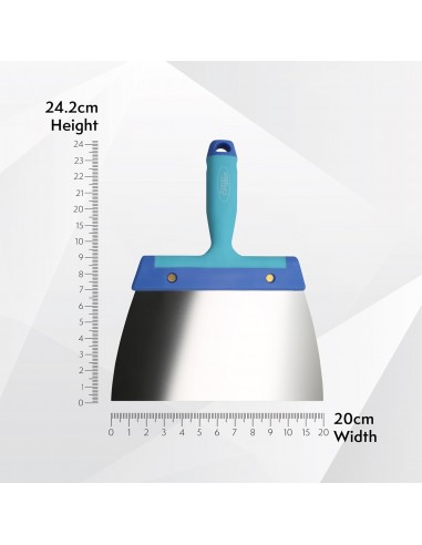 AXUS BROAD KNIFE BLUE SERIES 200MM