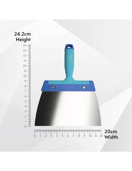 AXUS BROAD KNIFE BLUE SERIES 200MM
