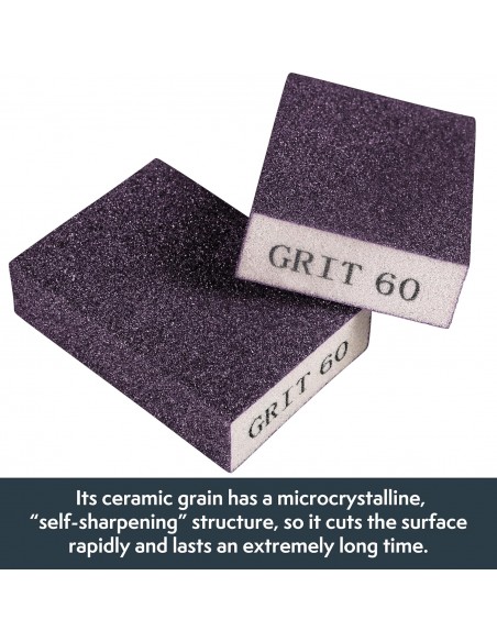 AXUS ARYSTOX CERAMIC OXIDE ABRASIVE BLOCKS GRIT 60