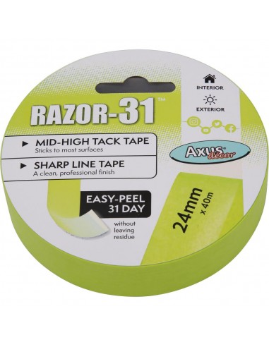 AXUS RAZOR-31 MID-HIGH TACK TAPE 24MM...