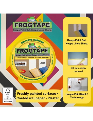 SHURTAPE FROG TAPE DELICATE 36MM X 41.1M