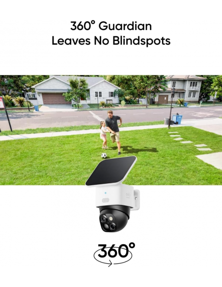 EUFY S340 SOLOCAM DUAL LENS 3K PAN, TILT & ZOOM 3K SECURITY CAMERA