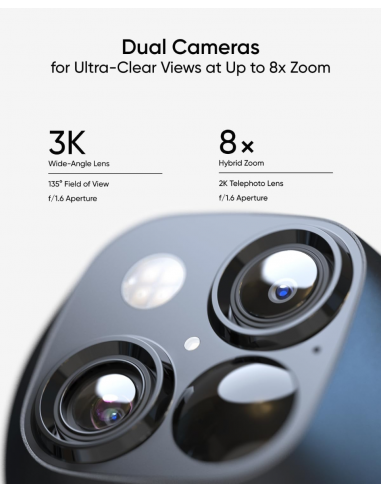 EUFY S340 SOLOCAM DUAL LENS 3K PAN,...