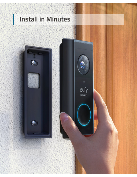 EUFY WIRELESS DOORBELL WITH 2K CAMERA