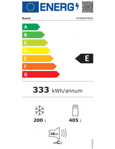 BOSCH SERIES 4 FRENCH DOOR FRIDGE FREEZER - STAINLESS STEEL