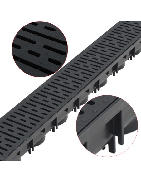 A15 PLASTIC DRAINAGE CHANNEL PLASTIC GRID 1 METRE