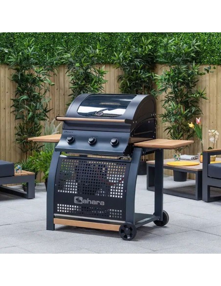 SAHARA S350 3 BURNER GAS BBQ