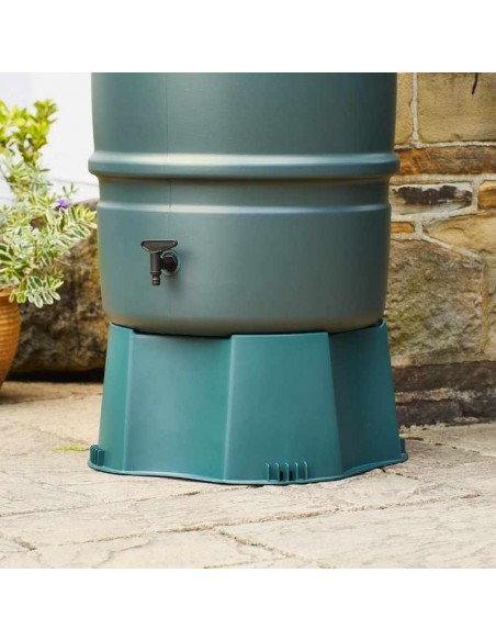 HARCOSTAR WATER BUTT STAND - DARK GREEN