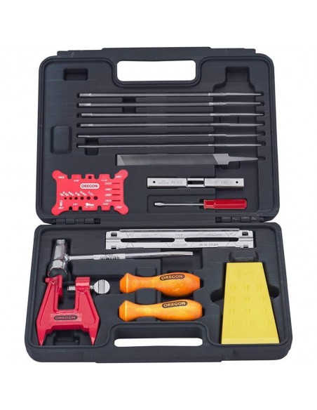 OREGON 16 PIECE CHAINSAW MAINTENANCE KIT WITH HARD CASE