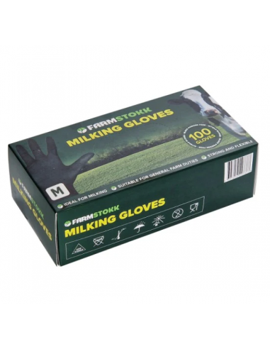 FARMSTOKK MILKING NITRILE GLOVES 100...