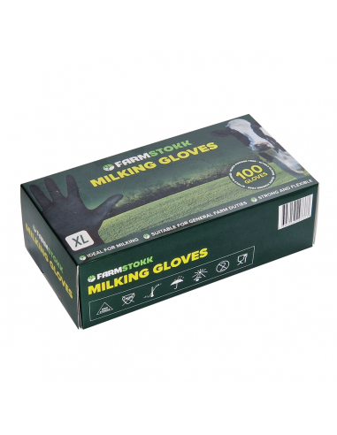 FARMSTOKK MILKING NITRILE GLOVES 100...