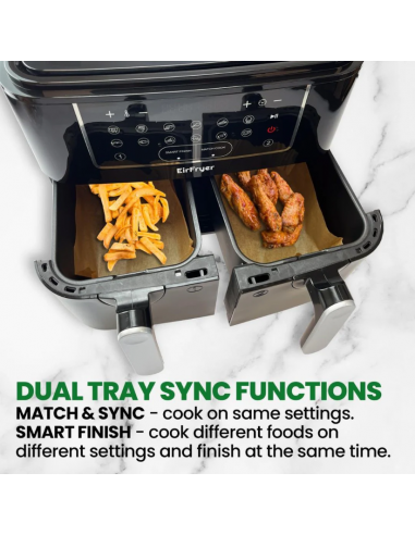 EIRFRYER DUAL BASKET 9L AIR FRYER