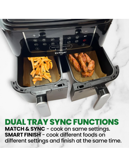 EIRFRYER DUAL BASKET 9L AIR FRYER