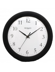 DUNLEVY PLASTIC WALL CLOCK...