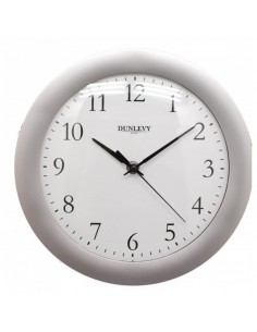 DUNLEVY PLASTIC WALL CLOCK...