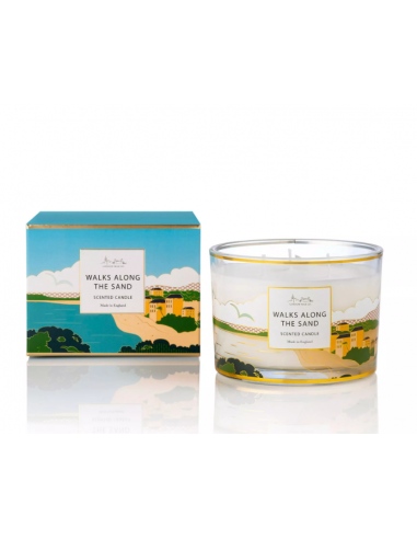 WALKS ALONG THE SAND 3 WICK CANDLE 369G