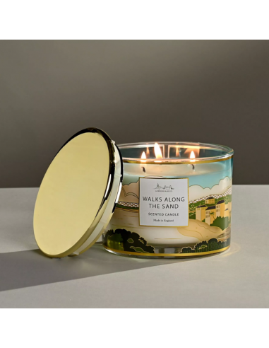 WALKS ALONG THE SAND 3 WICK CANDLE 369G