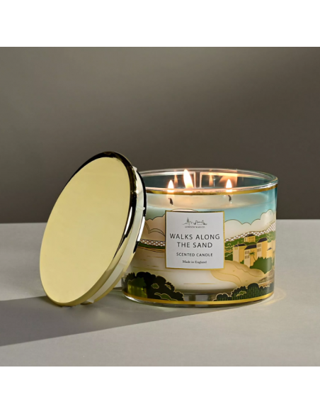 WALKS ALONG THE SAND 3 WICK CANDLE 369G