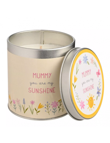LOVE LIFE TIN CANDLE 8CM X 7.5CM - MUMMY
