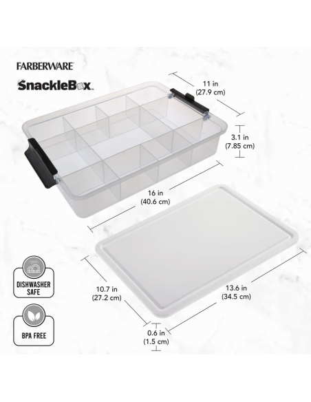 FABERWARE SNACKLEBOX WITH POLY BOARD LARGE