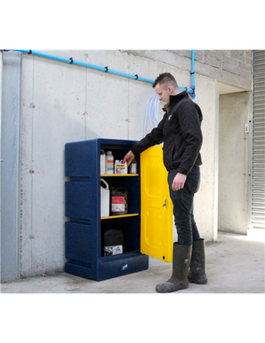 JFC SINGLE DOOR CHEMICAL STORAGE CABINET