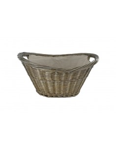 NATURAL WILLOW OVAL BASKET... 2