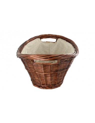 NATURAL WILLOW OVAL BASKET WITH...