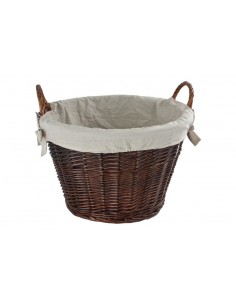NATURAL WILLOW ROUND BASKET...