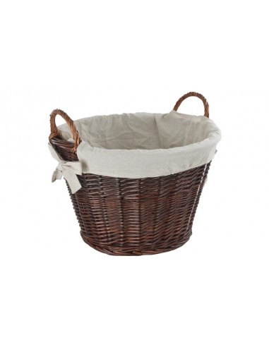 NATURAL WILLOW ROUND BASKET WITH...