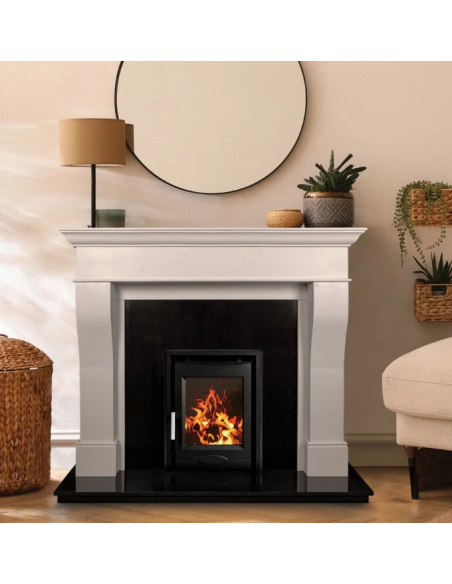 MAZONA PORTLAND ECO 5KW MATT BLACK INSERT STOVE